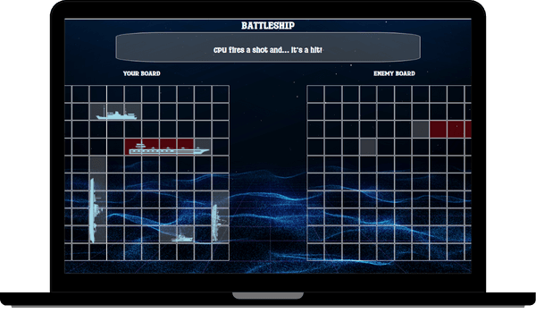 Screenshot of project